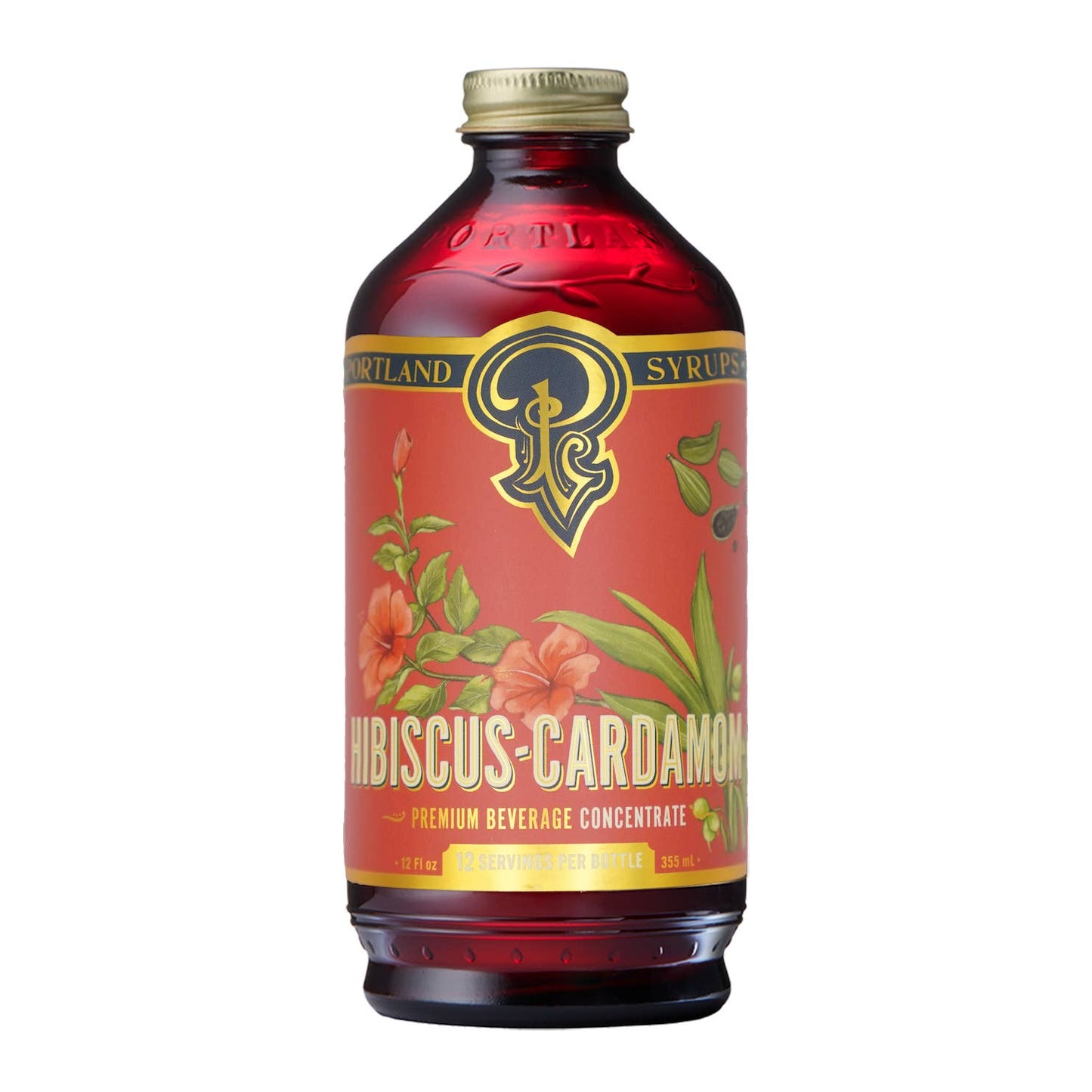 Portland Syrups Hibiscus Cardamom Syrup