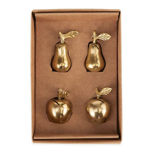DII Placecard Holders (Set of 4): Apples and Pears