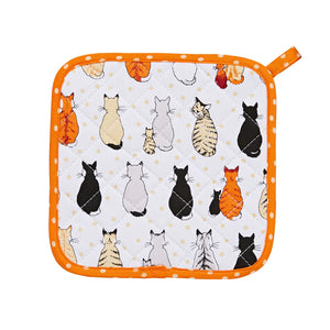 Ulster Weavers Pot Holder: Cats In Waiting
