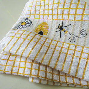 Samuel Lamont Poli-Dri Jacquard Tea Towel: Honey Bee