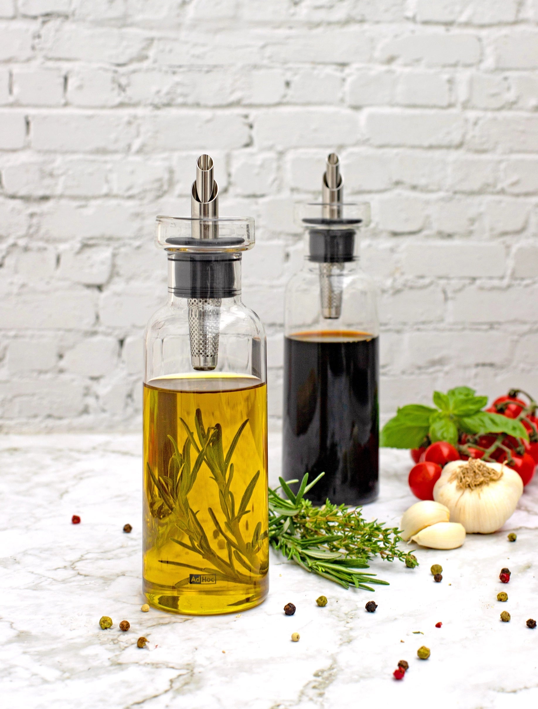 AdHoc Aromapour Oil & Vinegar Dispensers (Set of 2)