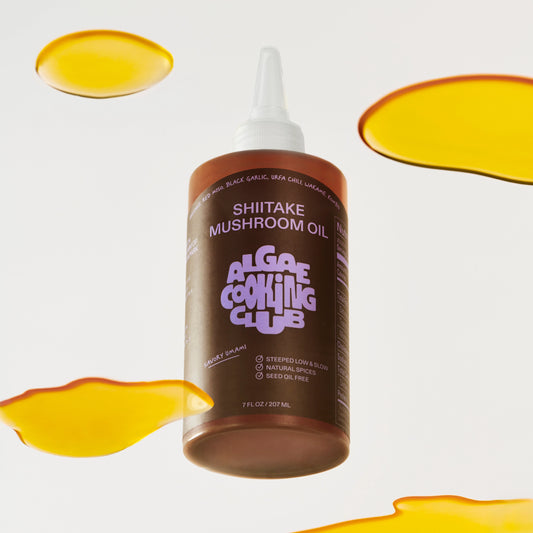 Algae Cooking Club Shiitake Mushroom Oil: 7 oz.