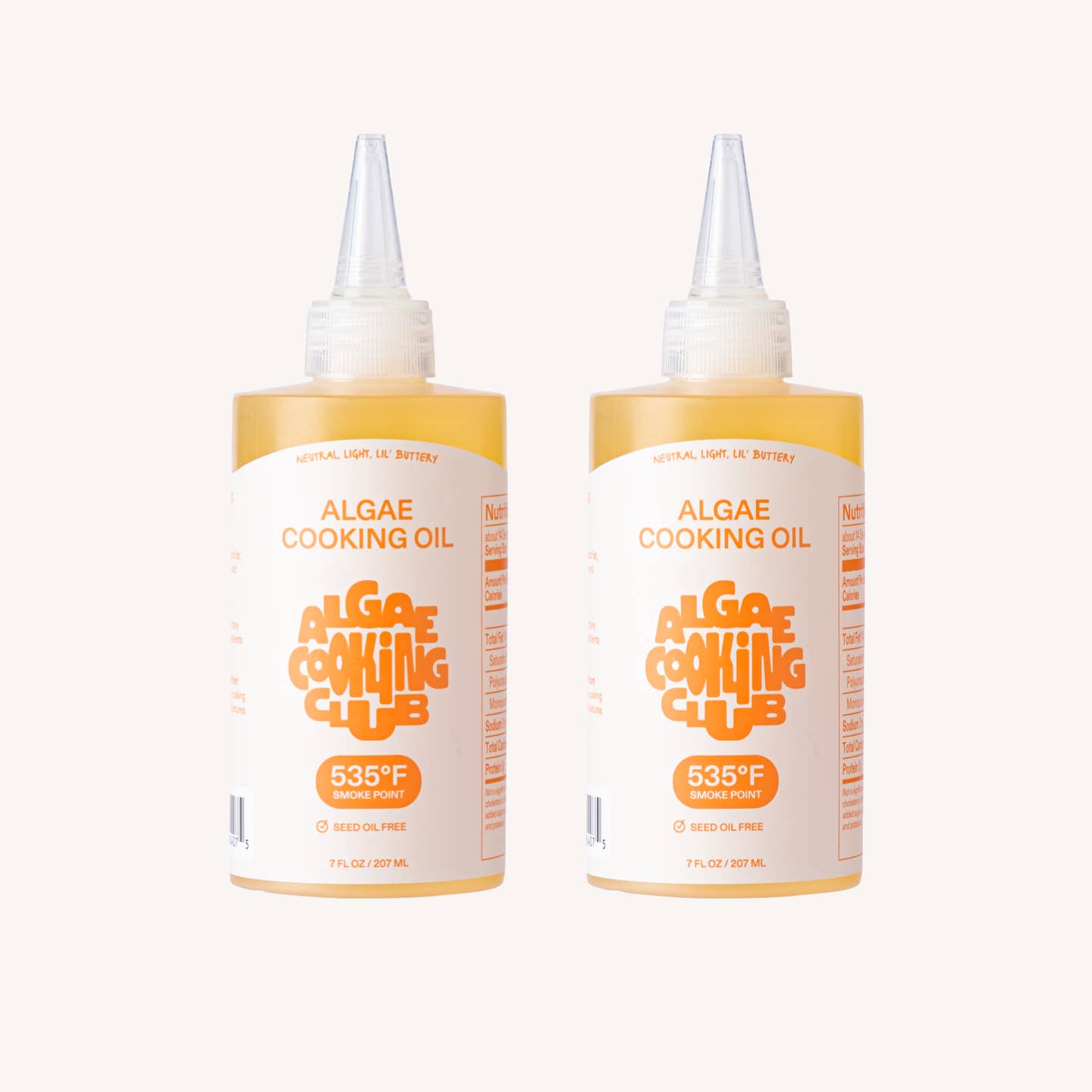 Chef-Grade Algae Cooking Oil 7oz Chef Squeeze Bottle