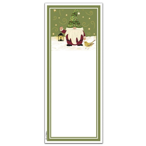 Alice's Cottage Magnetic Notepad: Gnome