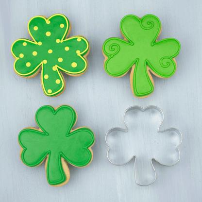 Ann Clark Cookie Cutter: Shamrock, 4"