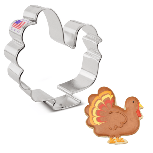 Ann Clark Cookie Cutter: Turkey, 3.675"