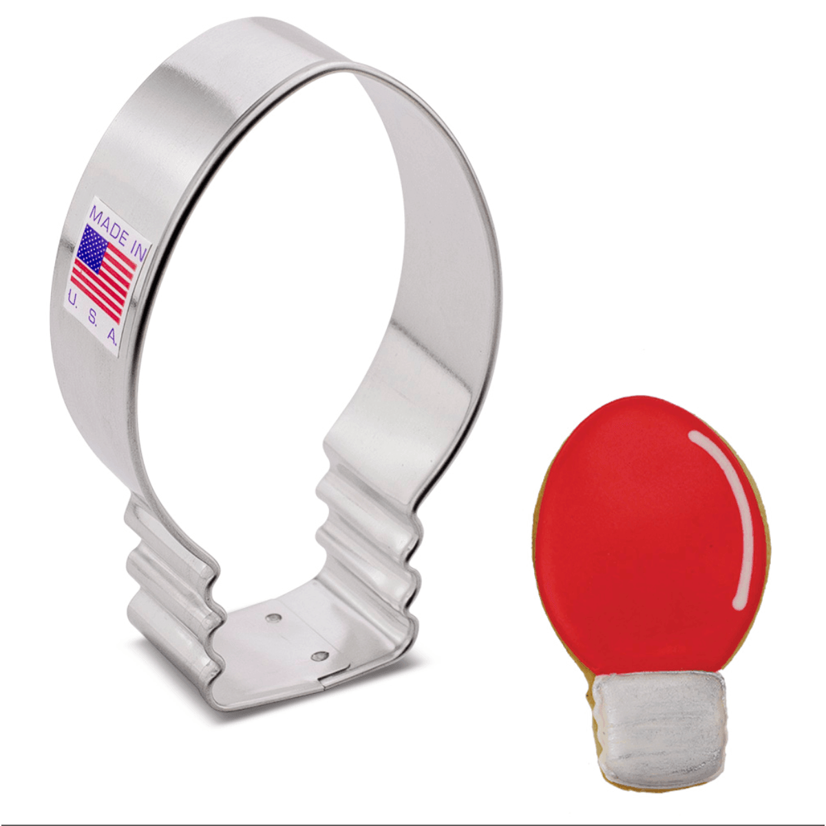 Ann Clark Cookie Cutter: Lightbulb (Christmas)