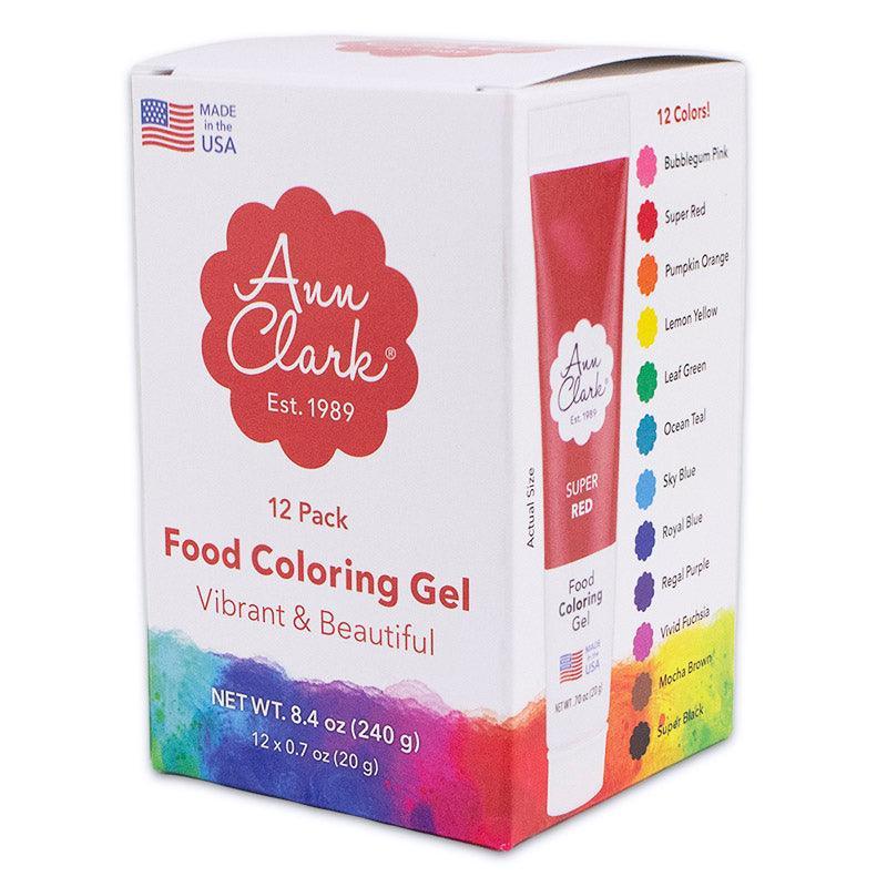 Ann Clark Gel Food Coloring (Set of 12)