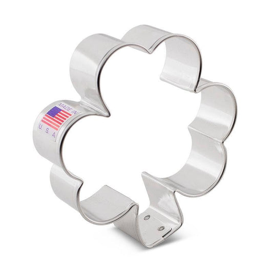 Ann Clark Cookie Cutter: Shamrock, 3.25"