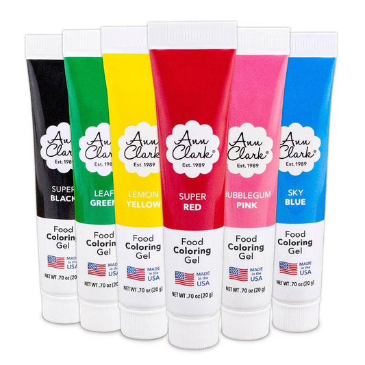 Ann Clark Gel Food Coloring (Set of 6)