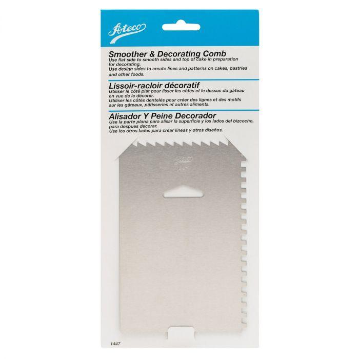 Ateco Decorating Comb and Icing Smoother