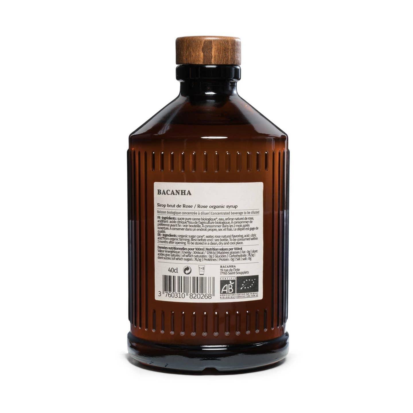 Bacanha Rose Syrup