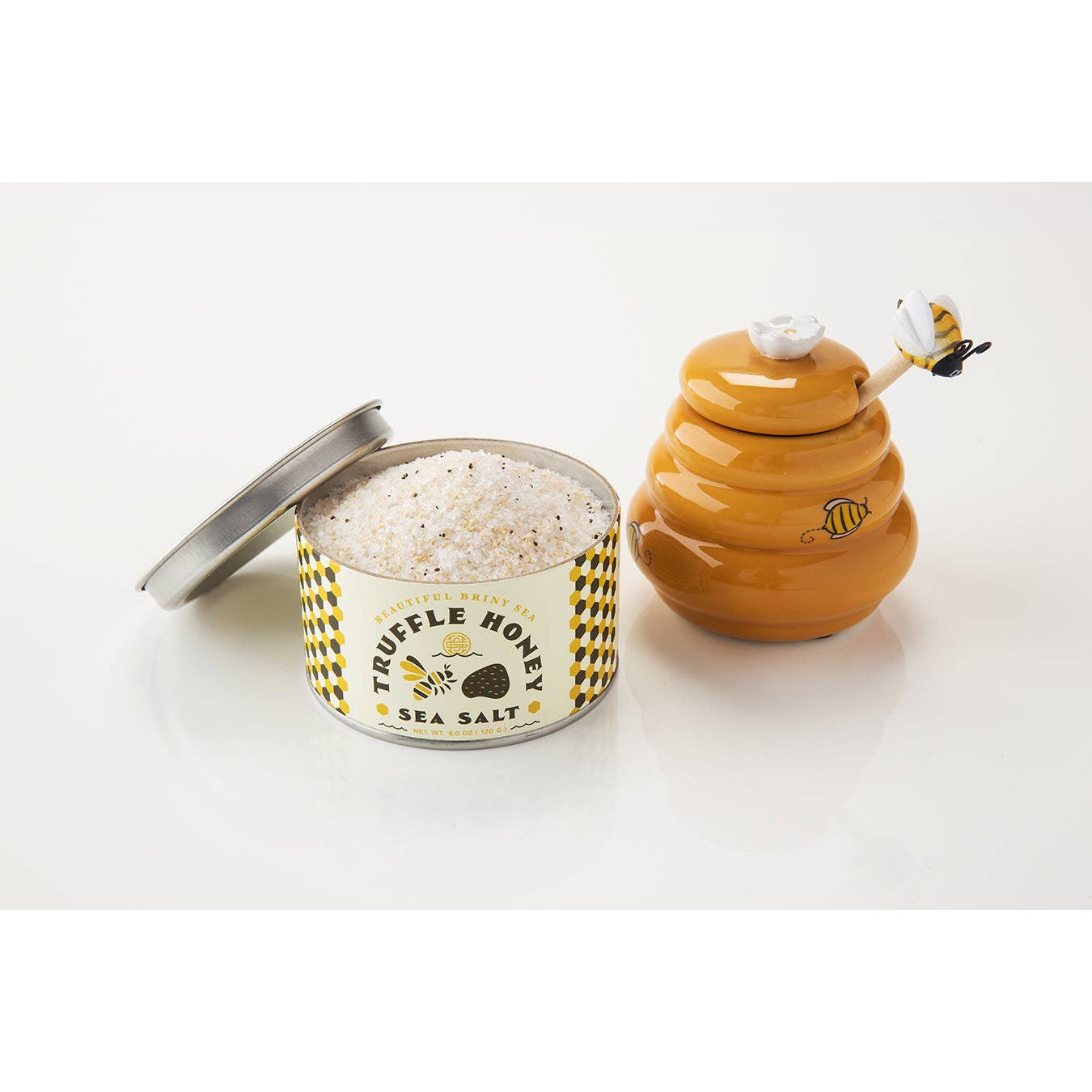 Beautiful Briny Sea Truffle Honey Sea Salt