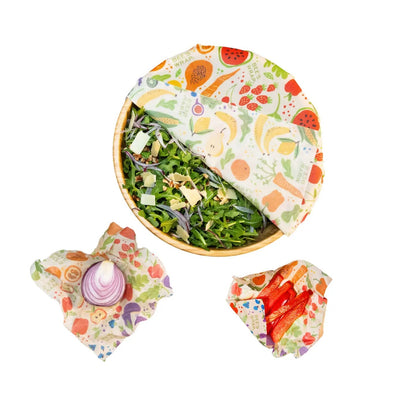 Bee's Wrap: Assorted Set of 3 (S,M,L), Garden Party