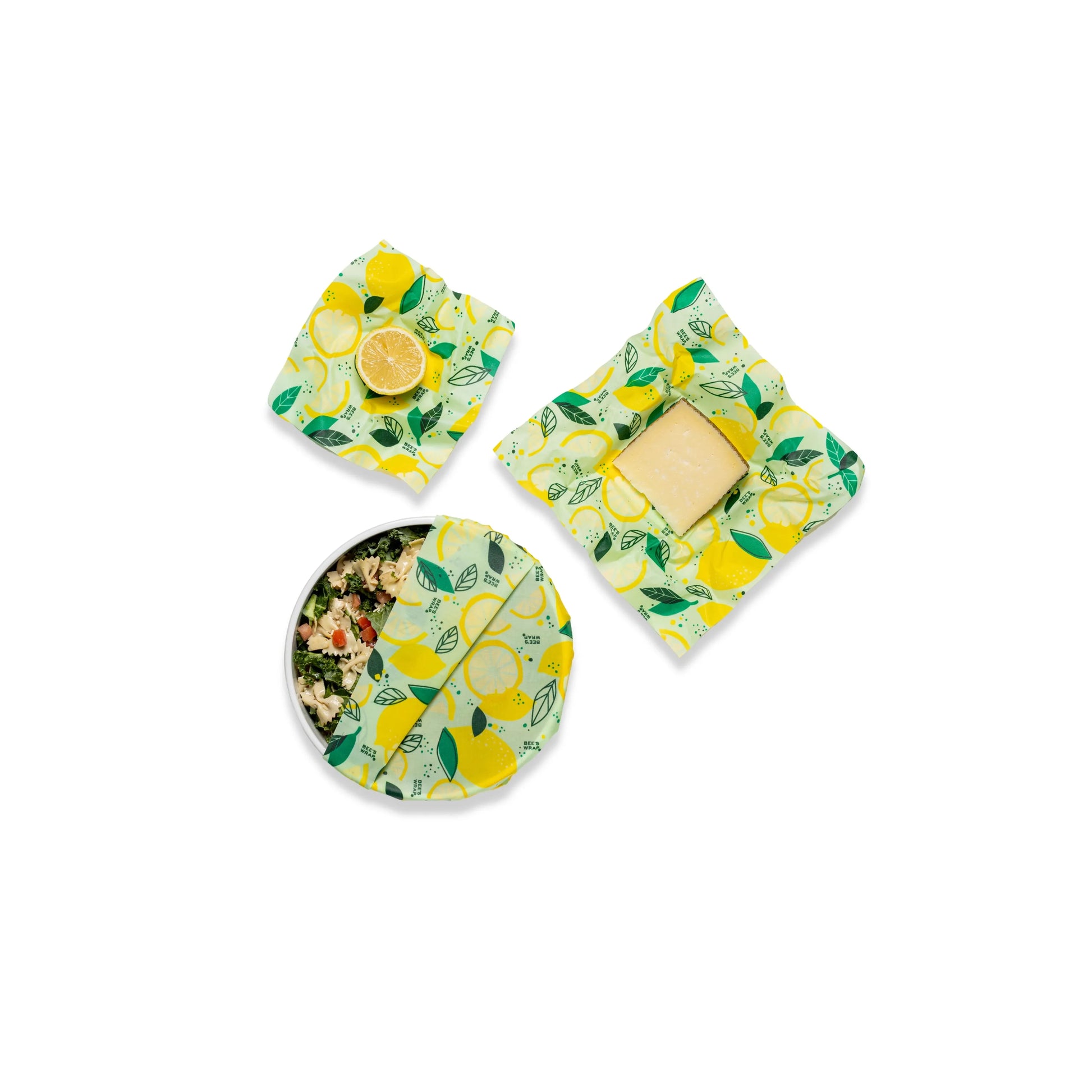 Bee's Wrap: Assorted Set of 3 (S,M,L), Fresh Squeeze