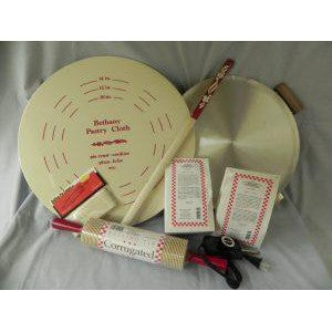 Bethany Housewares Lefse Starter Kit: Satin Finish Aluminum