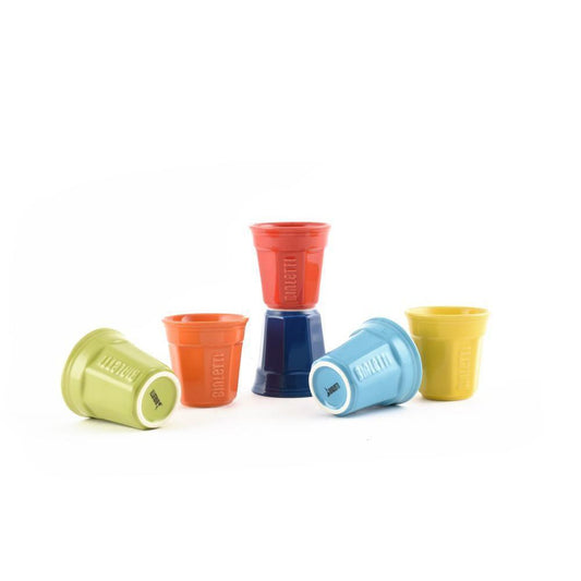 Bialetti Bicchierini (Set of 6): Multicolor