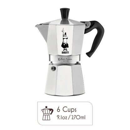 Bialetti Moka Pot Accessories: 6 Cup, Filter and 3 Gaskets
