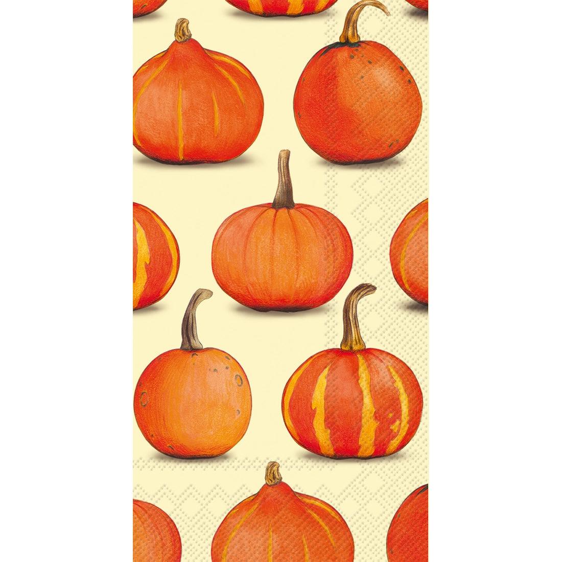 Boston International Dinner Napkins: Pumpkin Party, Cream