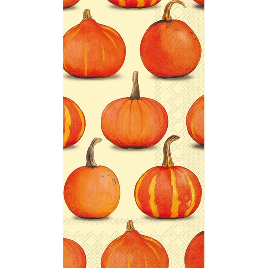 Boston International Dinner Napkins: Pumpkin Party, Cream