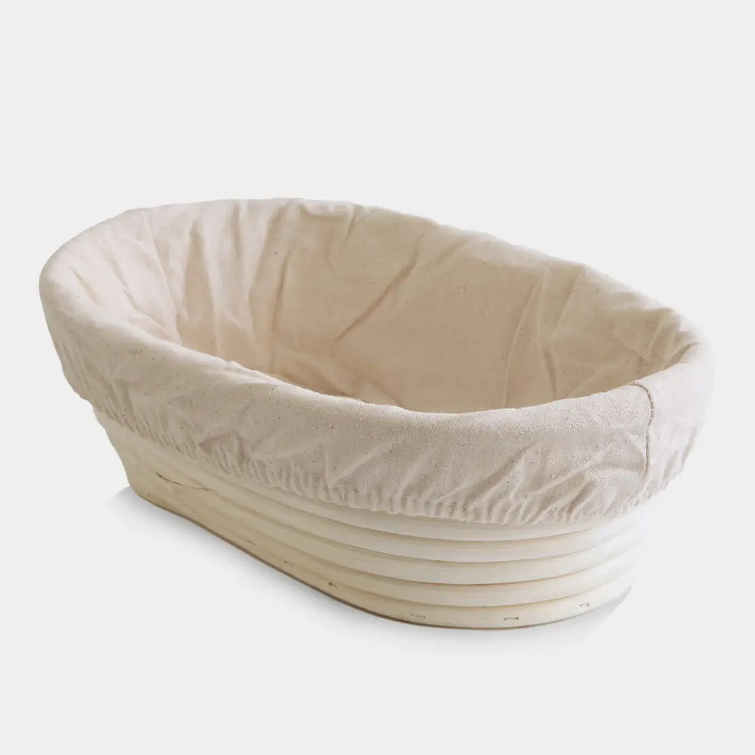 Breadtopia Proofing Basket with Liner: Oval