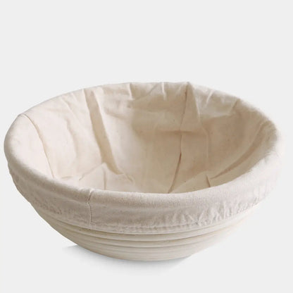 Breadtopia Proofing Basket with Liner: Round, 8"