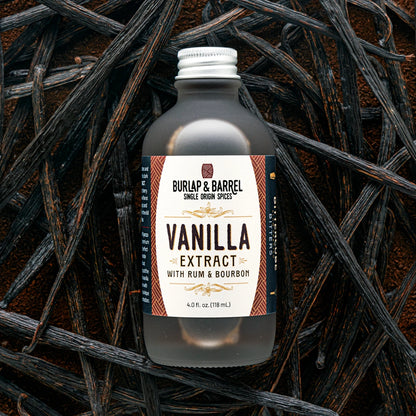Burlap & Barrel Vanilla Extract: 4 oz.