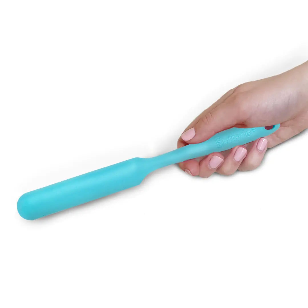 Butterie Silicone Scraper Spatula: Aqua