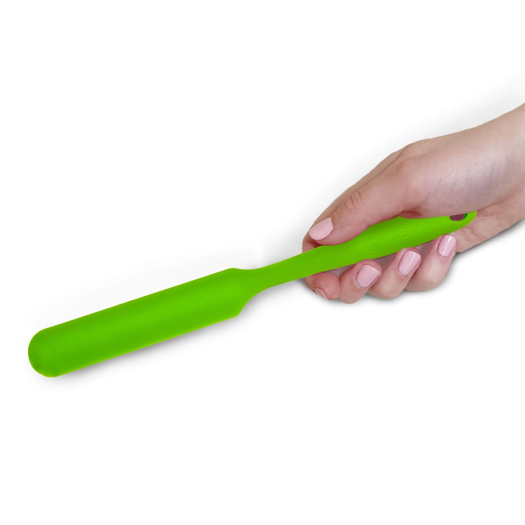 Butterie Silicone Scraper Spatula: Green