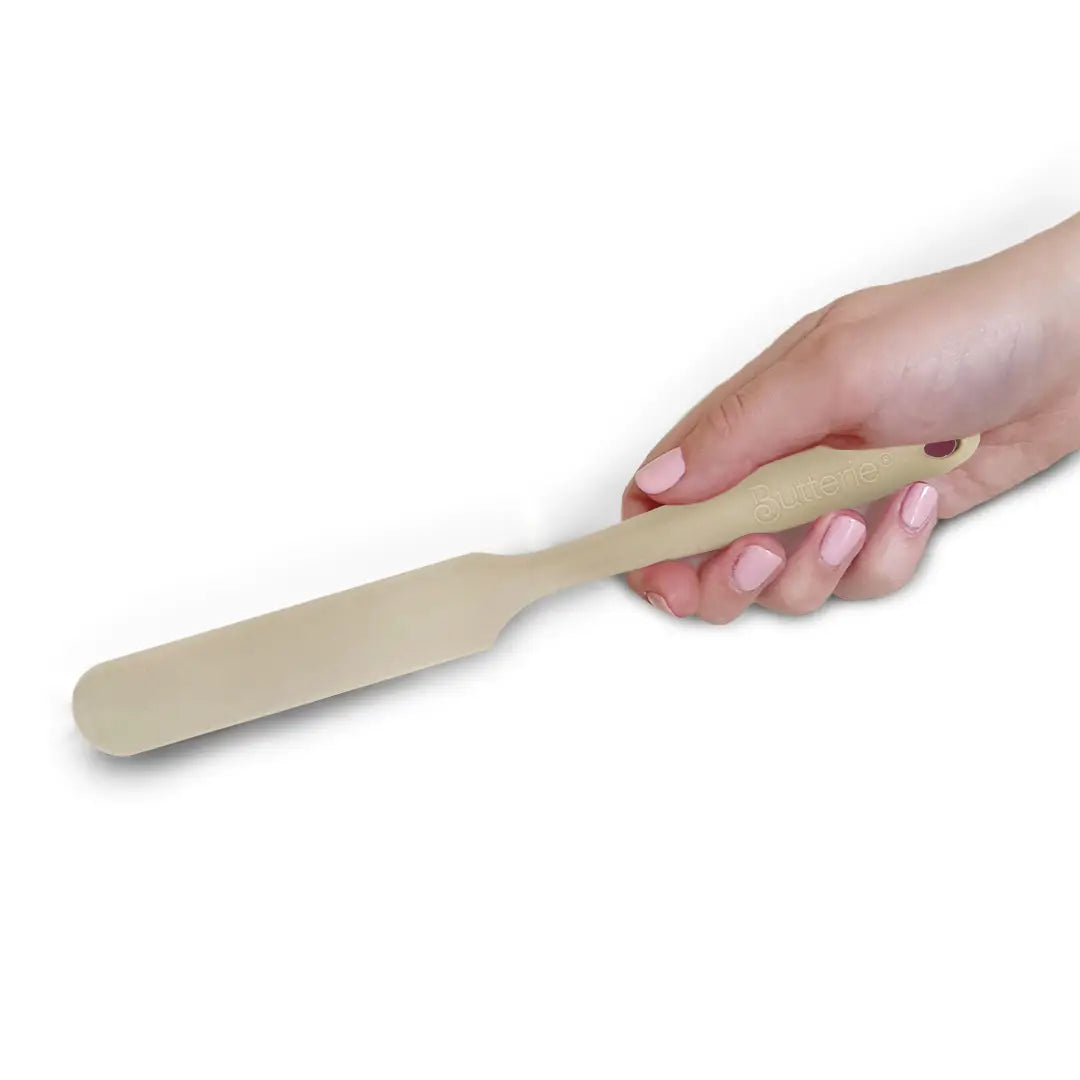 Butterie Silicone Scraper Spatula: Ivory