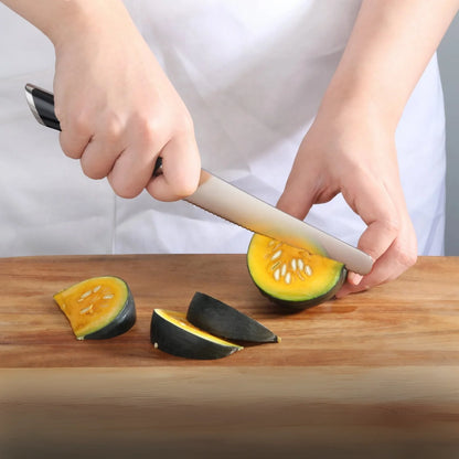 Cangshan Helena  5" Serrated Utility Knife w/Sheath, Black