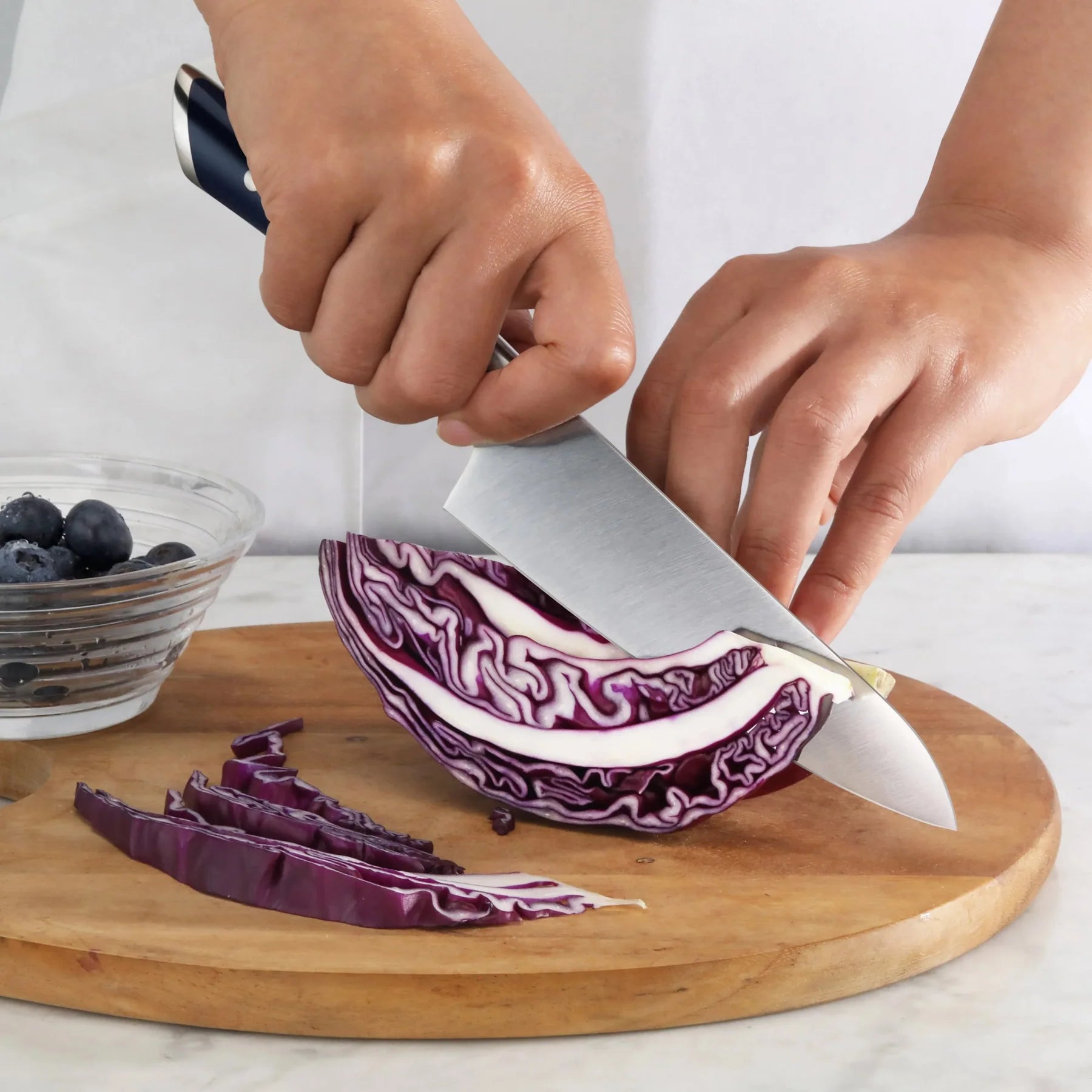 Cangshan Helena 5.5" Prep Knife w/Sheath, Navy Blue