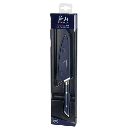 Cangshan Helena 5.5" Prep Knife w/Sheath, Navy Blue