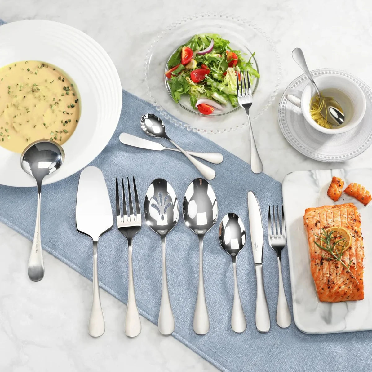 Cangshan Rain Flatware Set: 47 Piece