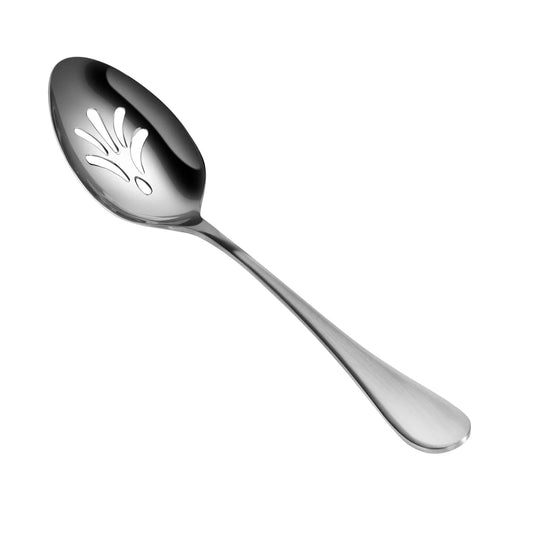 Cangshan Rain Flatware: Slotted Serving Spoon