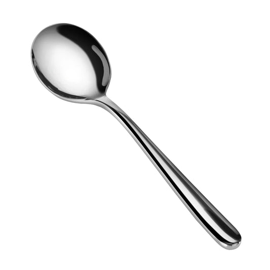 Cangshan Rain II Flatware: Forged Bouillon Spoon