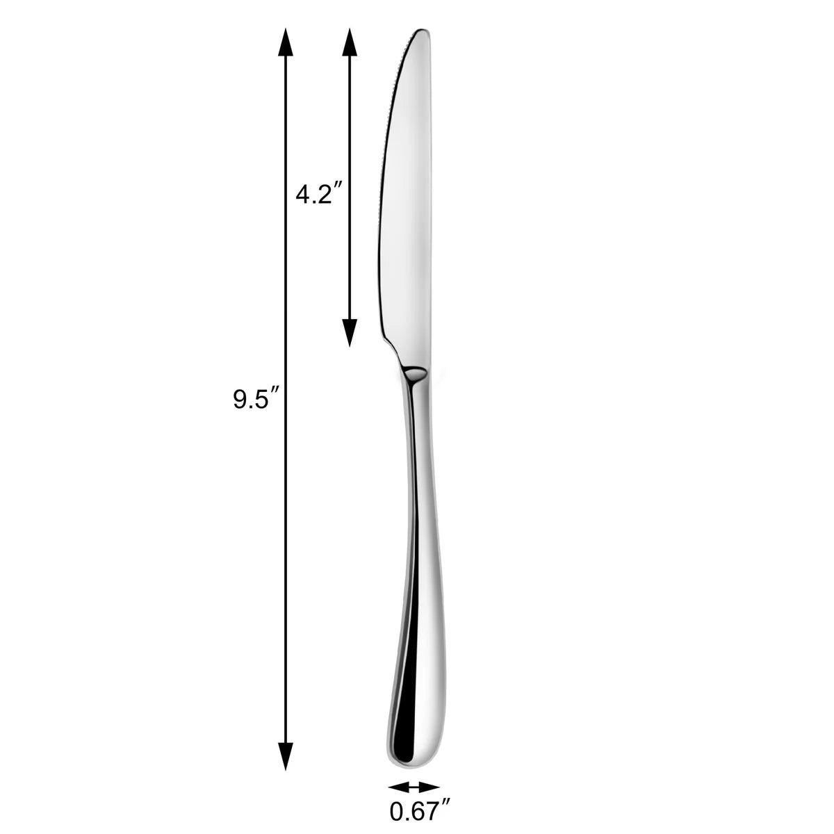 Cangshan Rain II Flatware: Forged Dinner Knife