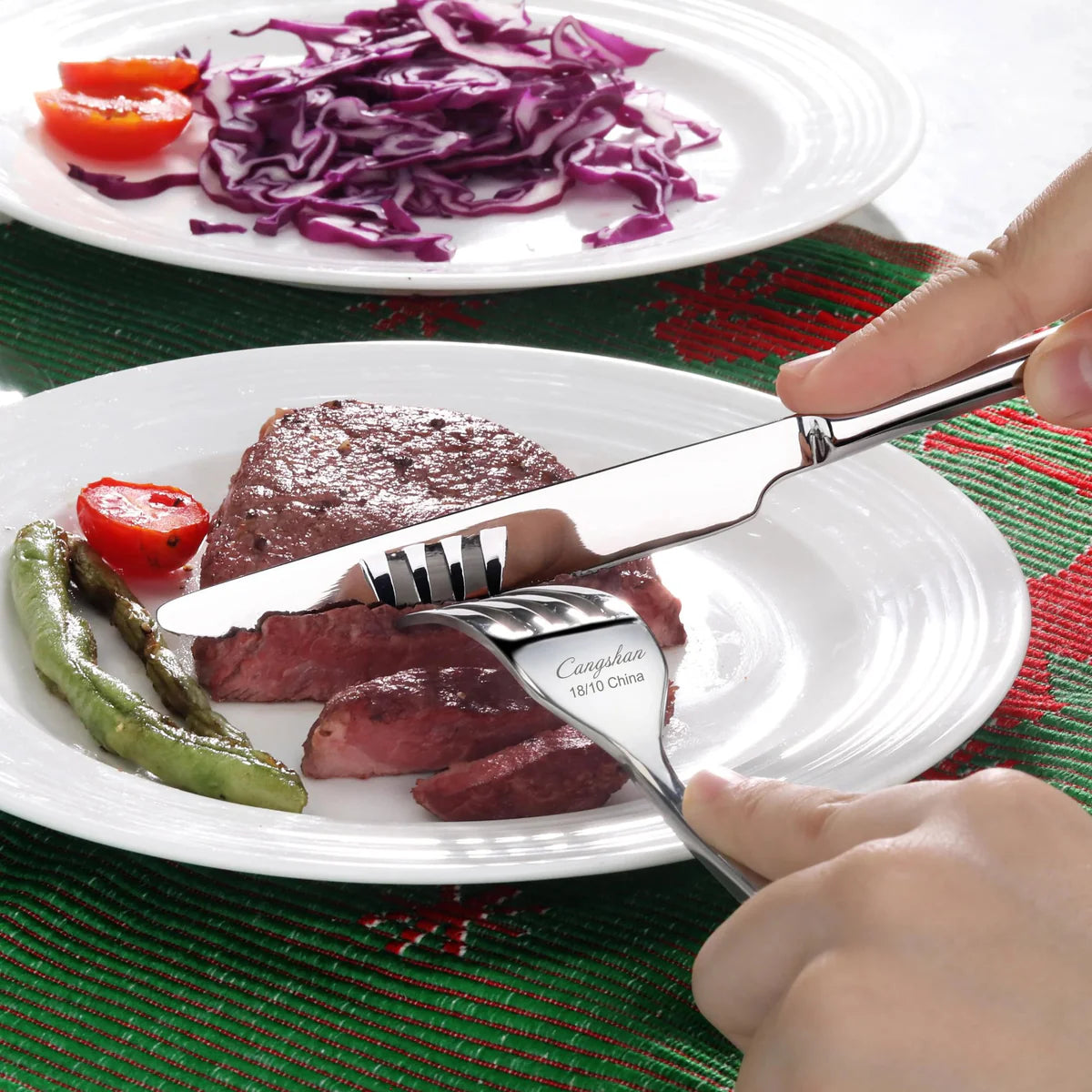 Cangshan Rain II Flatware: Forged Dinner Knife