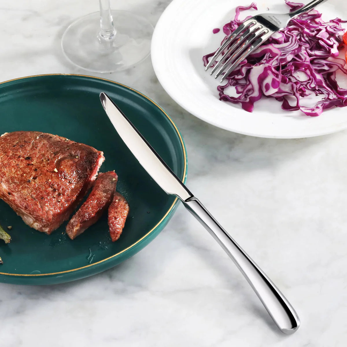 Cangshan Rain II Flatware: Forged Dinner Knife