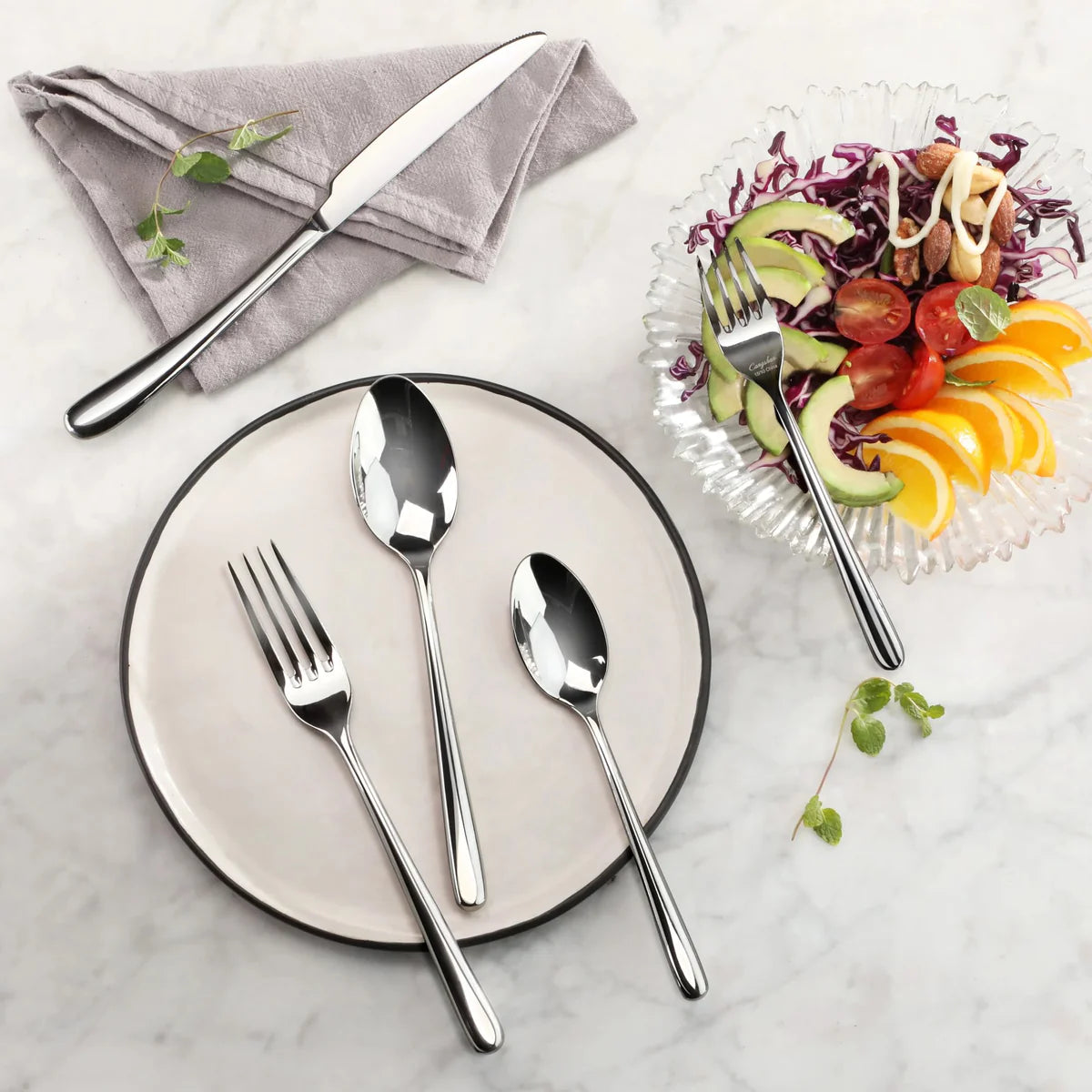 Cangshan Rain II Flatware: Forged Teaspoon