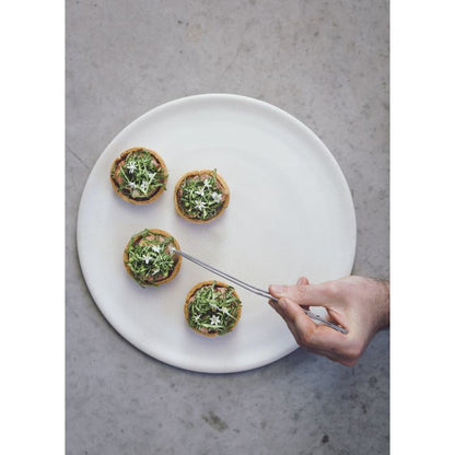 Cat Cora Plating Tongs: Offset, 5.5"