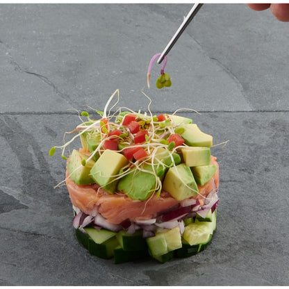 Cat Cora Plating Tongs: Offset, 5.5"