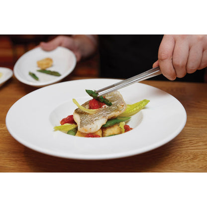 Cat Cora Plating Tongs: Straight, 11.75"