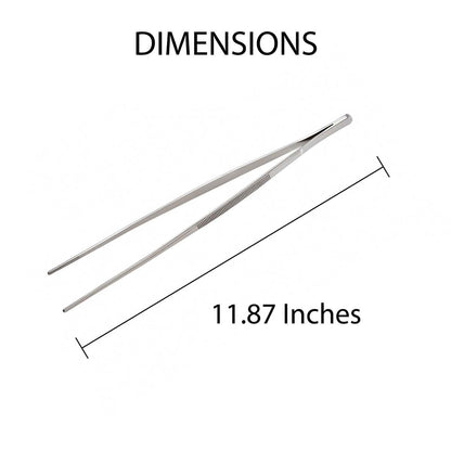 Cat Cora Plating Tongs: Straight, 11.75"