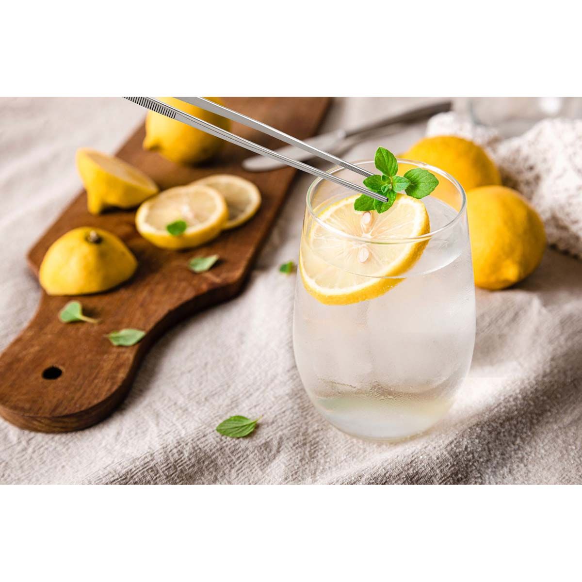 Cat Cora Plating Tongs: Straight, 11.75"