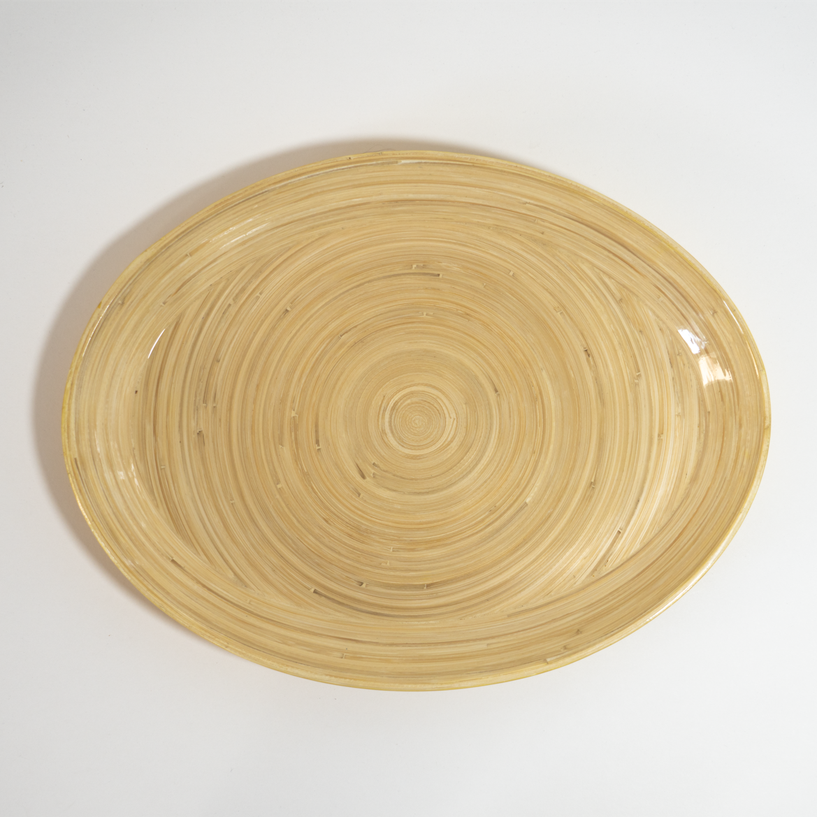 Caytre Living Oval Serving Tray: Turquoise