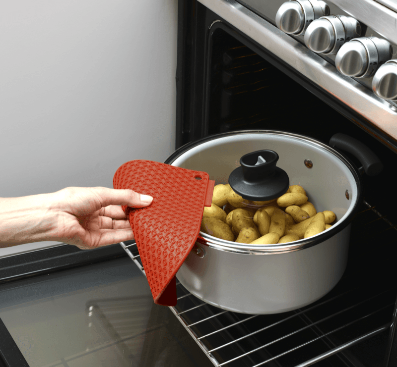 Charles Viancin Honeycomb Pot Holder: Grey