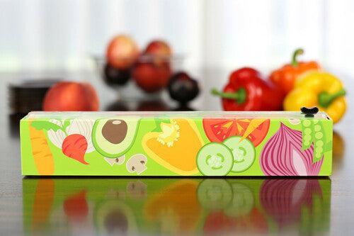 ChicWrap Plastic Wrap Dispenser: 12", Veggies