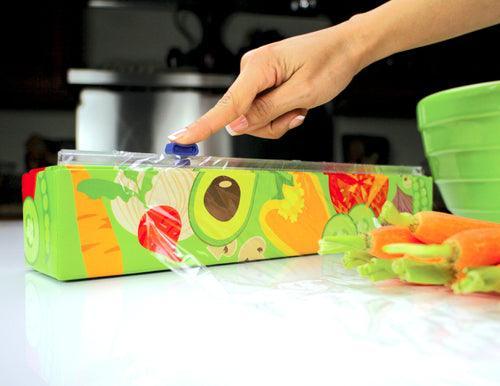 ChicWrap Plastic Wrap Dispenser: 12", Veggies