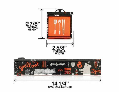 ChicWrap Aluminum Foil Dispenser: 12", BBQ Grill